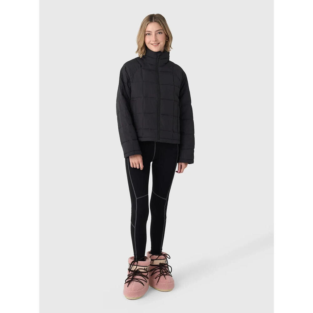 NEW, Halfdays NELLIE PACKABLE PUFFER JACKET in black sz M #SJ2189 - Picture 3 of 15
